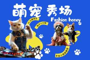 酷飒动物跳舞走秀  时尚喵FASHION汪 多金小姐姐最爱的 轻松月入破W