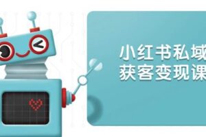 小红书私域获客变现：账号设置/内容创作/规则解读/投放策略/获客技巧等